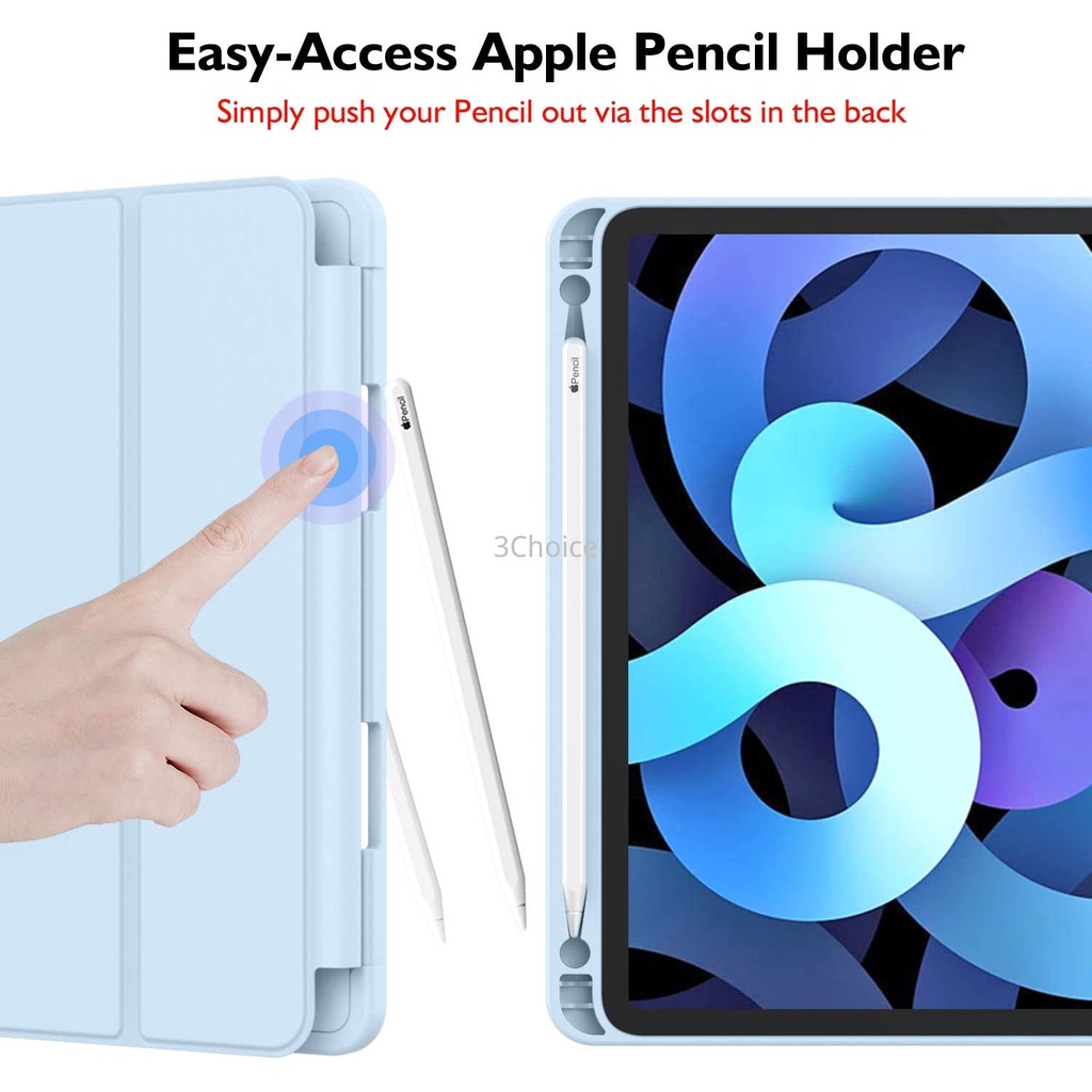 Bao da cho máy tính bảng iPàd 10.2 9th 8th 7th Air 4 10.9 Air 3 Pro 10.5 11 2021 2020