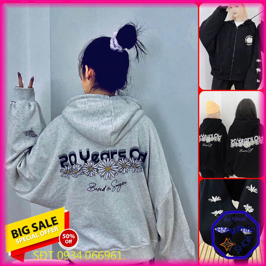 [Giá Sale] ÁO HOODIE NỈ NGOẠI HD1320