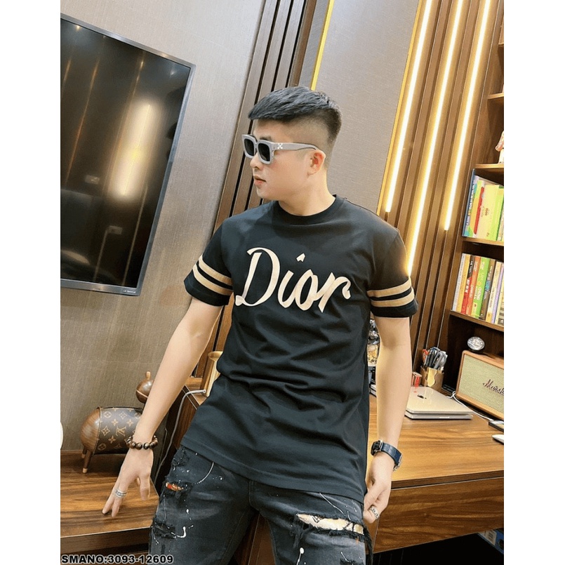 ÁO THUN NAM PHỐI HAI SỌC TAY CỔ TRÒN SÀNH ĐIỆU THỜI TRANG PHONG CÁCH CHUẨN SOÁI CA