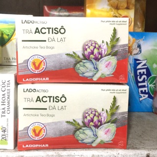Trà Actiso Đà Lạt hộp 20 túi lọc