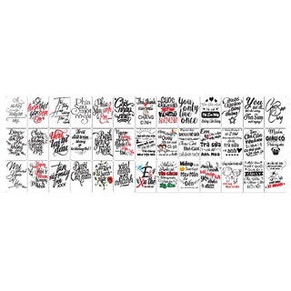 100 Hình Dán Thả Thính Siêu Hay. Sẵn Keo Chống Nước