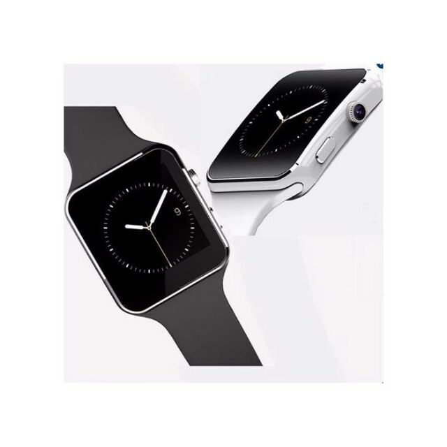 Đồng hồ thông minh Smartwatch X6 màu đen màn hình cong cao cấp thumbnail