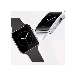 Đồng hồ thông minh Smartwatch X6 màu đen màn hình cong cao cấp