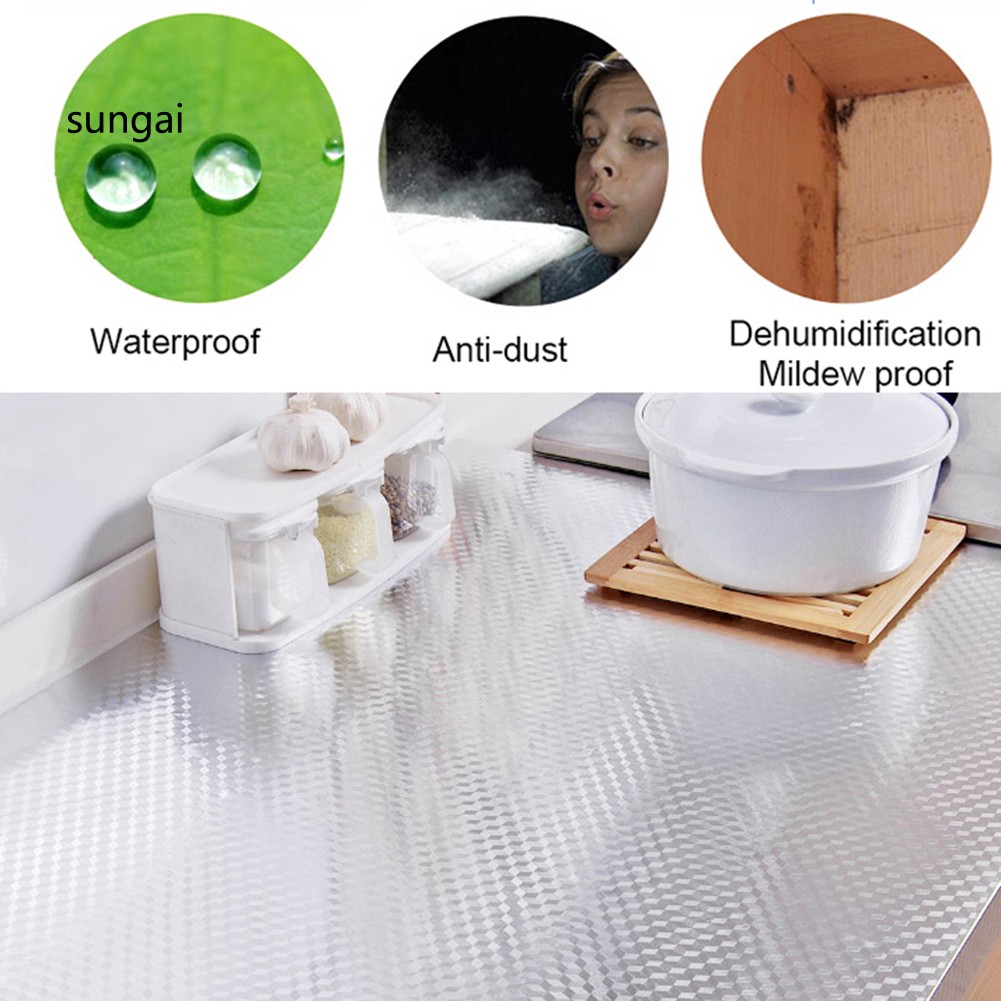 Giấy phim nhôm dán tường nhà bếp chống thấm nước | BigBuy360 - bigbuy360.vn