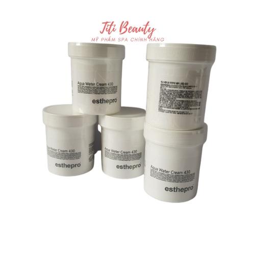 Kem dưỡng ẩm Aqua Water Cream 430 Esthepro 225g chống lão hóa tàn nhang chăm sóc phục hồi da khô da dầu lỗ chân lông to