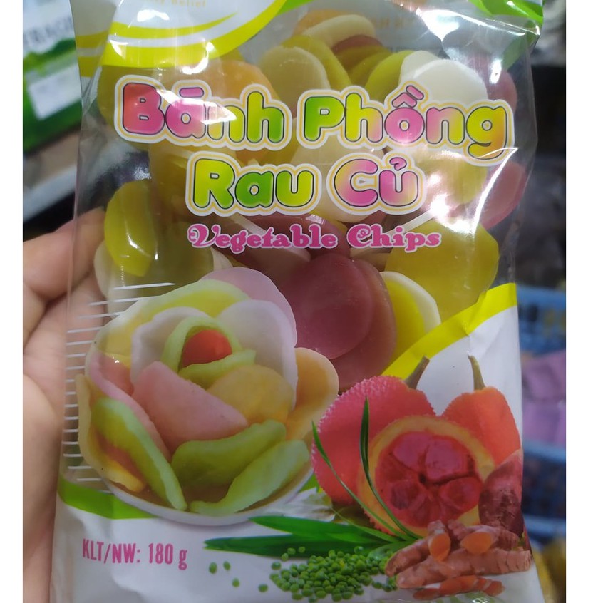 PHỒNG TÔM RAU CỦ (gói 180g)