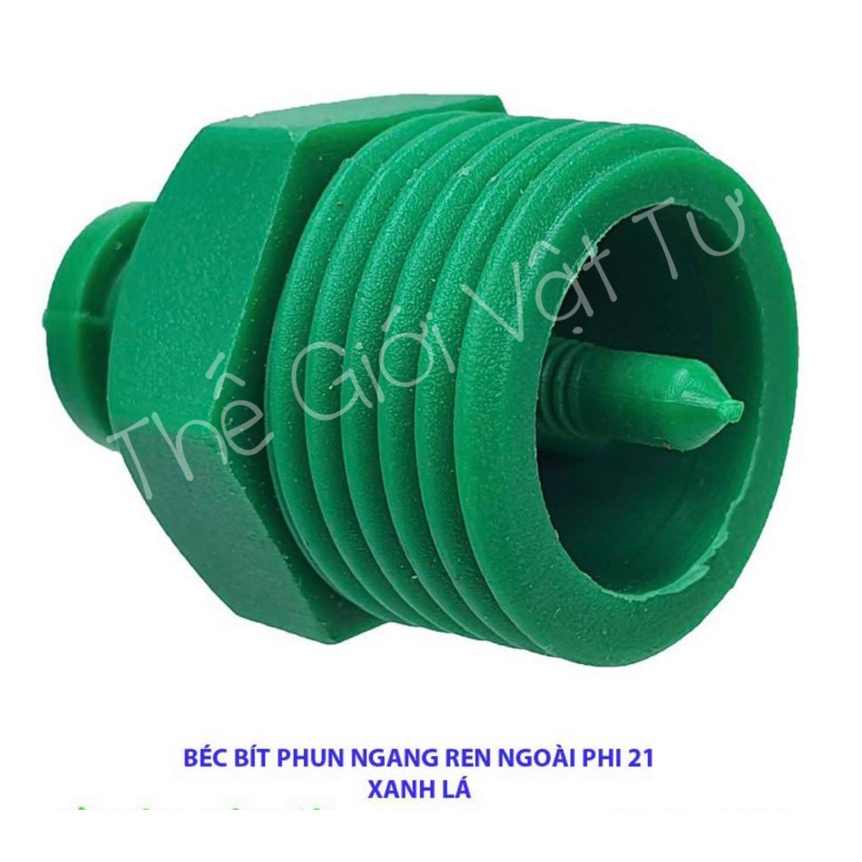 100 Cái Béc Bít Phun Cao Hoặc Phun Ngang Ren Ngoài Phi 21
