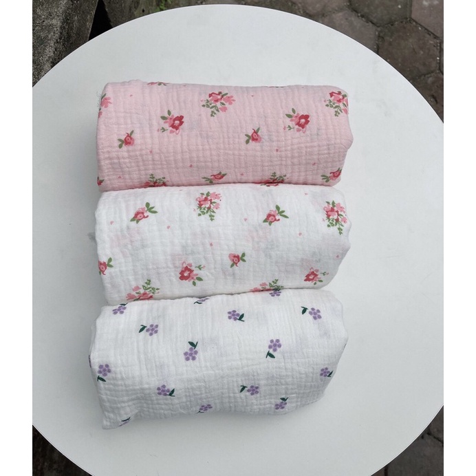 Vải xô muslin cao cấp 100% cotton