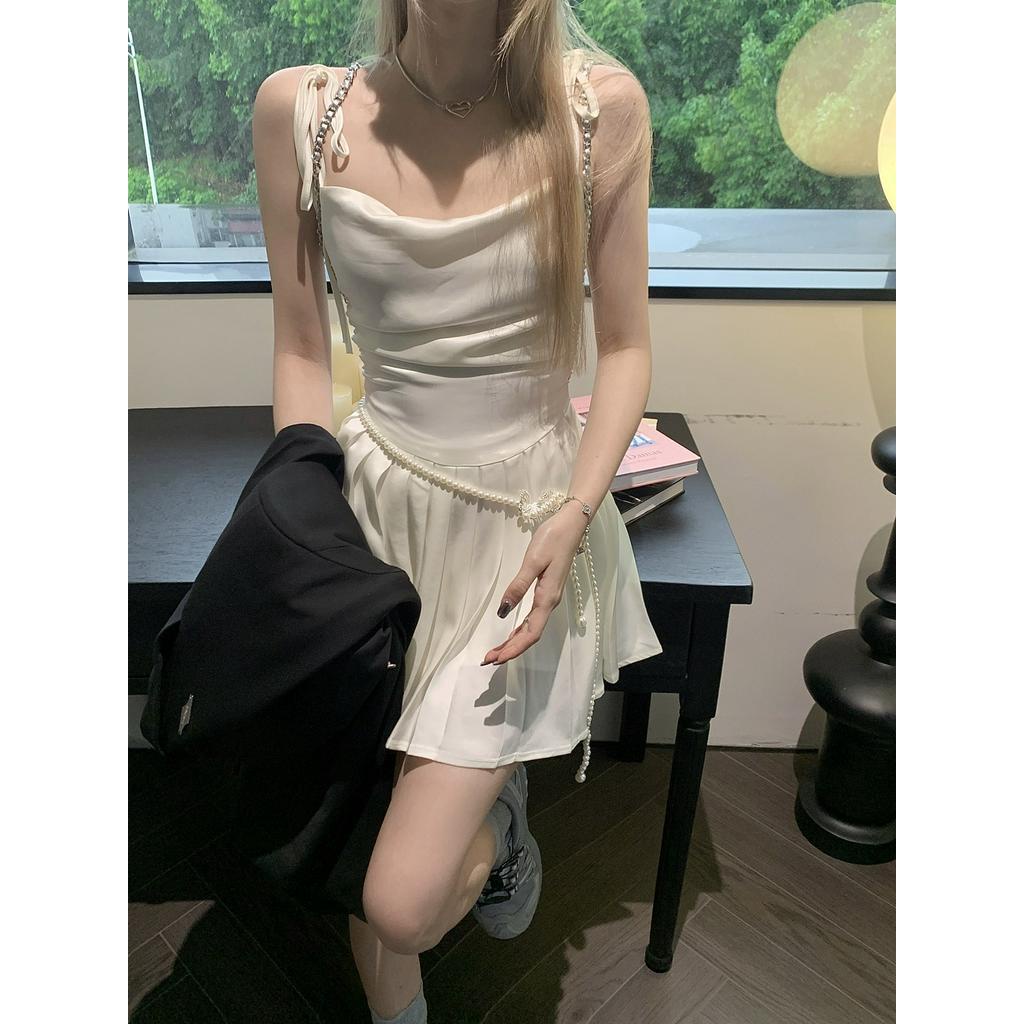 (MớI) Đầm TrắNg 63338 + ThắT Lưng