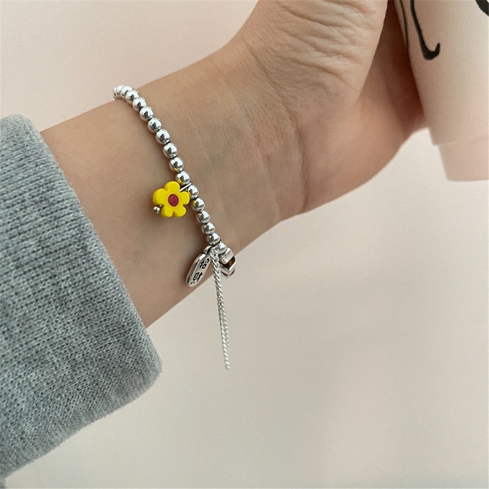 Vòng Tay Chuỗi Hạt Pha Lê Nhiều Màu Sắc Dễ Thương Yanqueens  Cho Nữ