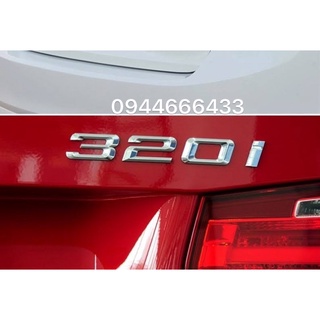 Chữ dán nổi bmw 320i , tem 320i f30 e90 - logo 320i bmw e36