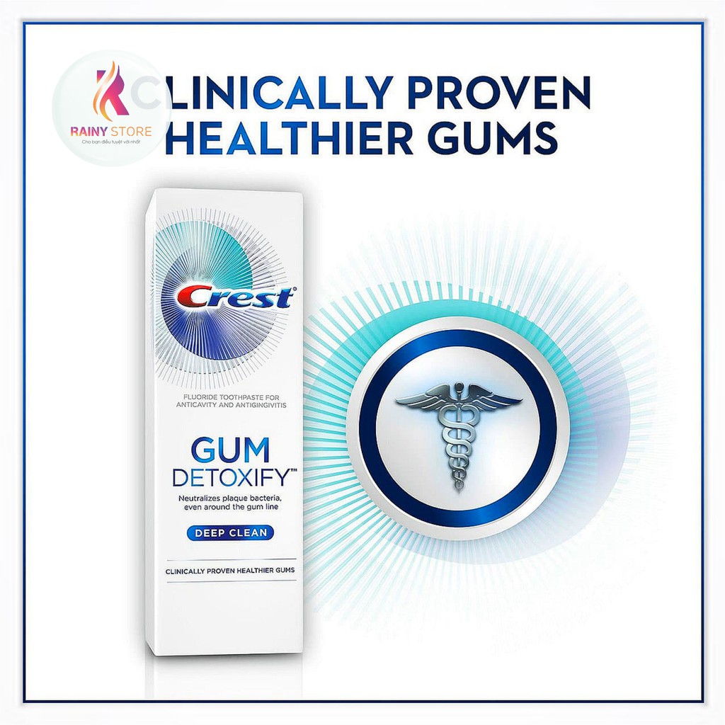 Kem đánh răng bảo vệ nướu Crest Pro-Health Gum Detoxify Deep Clean 116g