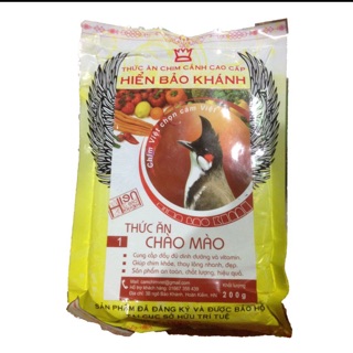 Cám chào mào hiển bảo khánh (mua 10g khuyến mại 1 g)