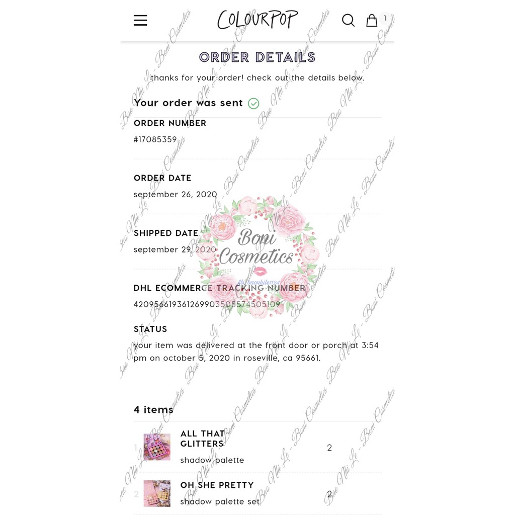 Bảng phấn mắt Colourpop × Butterfly