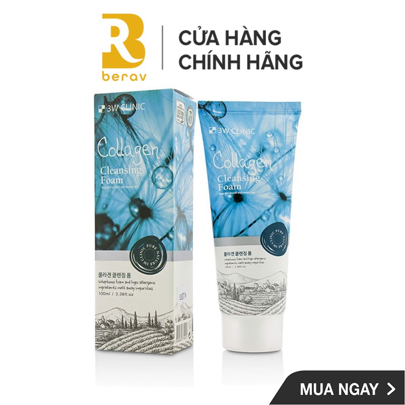 Sữa Rửa Mặt Làm Sạch & Cấp Ẩm 3W Clinic 100ml | BigBuy360 - bigbuy360.vn