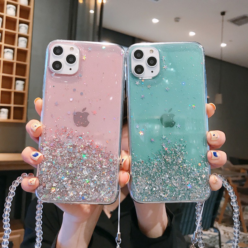 Ốp điện thoại hình ngôi sao OPPO A15 A15S A54 A53 A52 A92 A1K A3S A5S A7 A37 A37F F11 Pro A31 A5 A9 2020 Realme C2