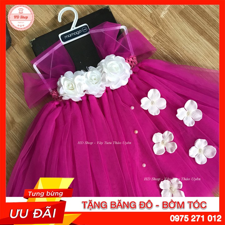 Váy tu tu cho bé ❤️FREESHIP❤️ Váy tu tu hồng 10h cho bé gái thôi nôi