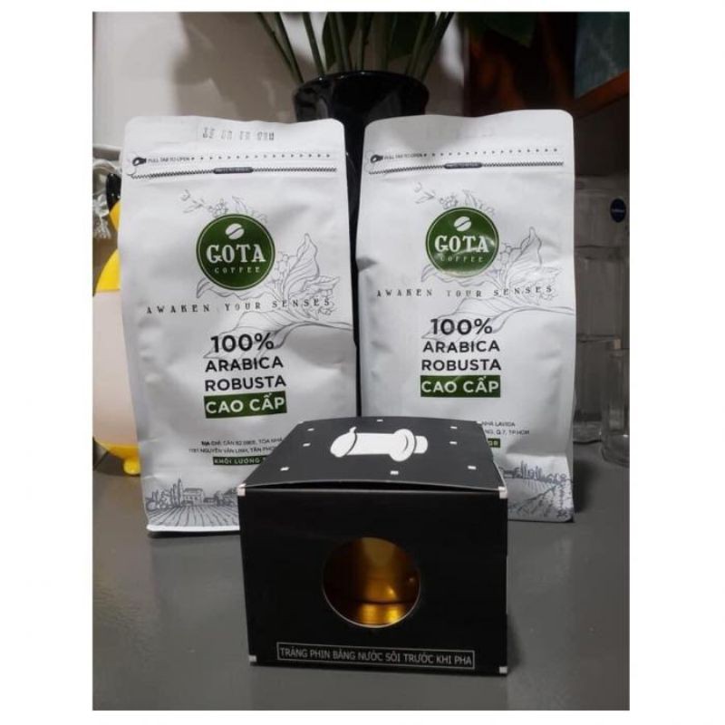 [ GOTA Cafe] gói 500g. Nguyên chất 100% Cafe hạt và cafe rang xay. | BigBuy360 - bigbuy360.vn