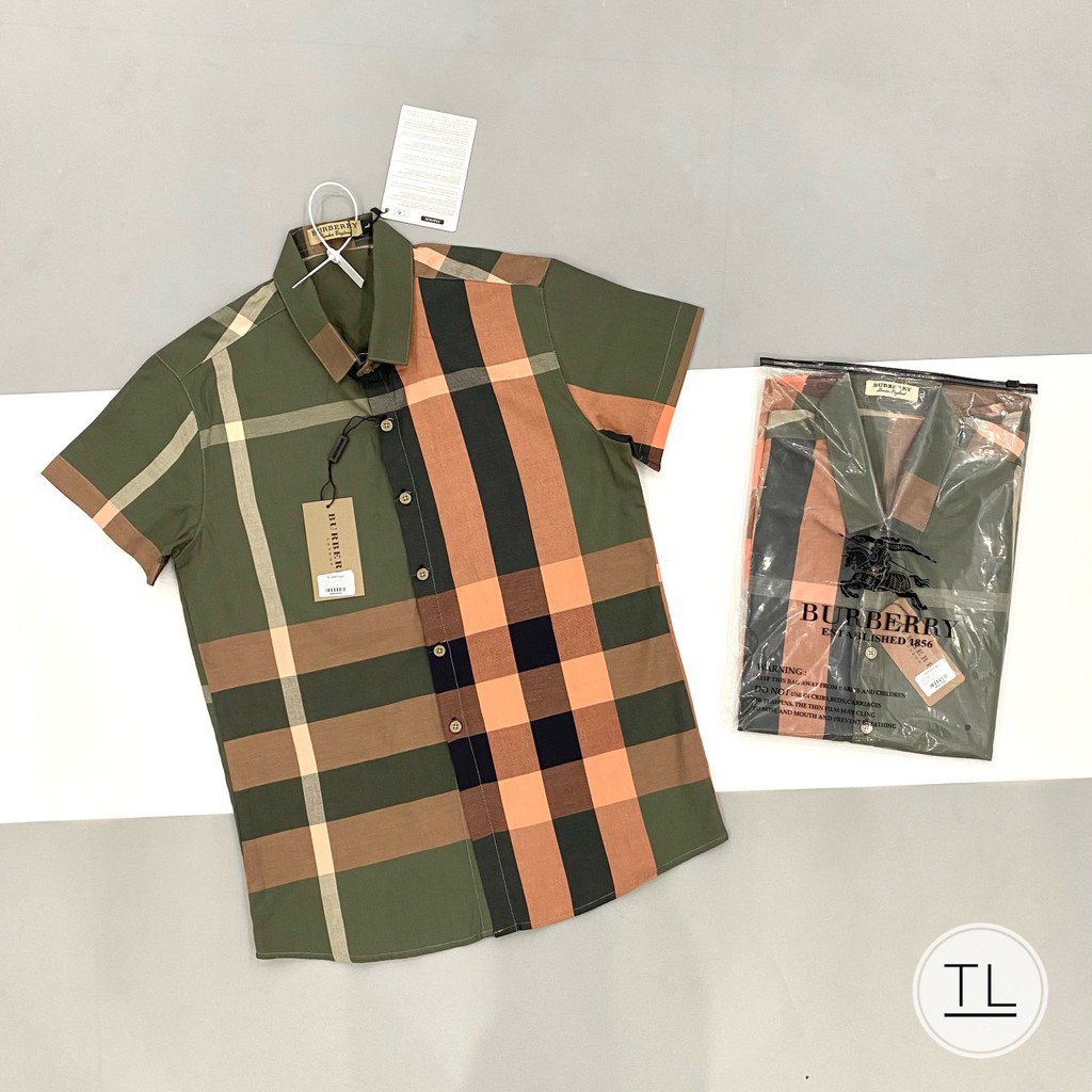 Áo sơ mi nam ngắn tay BBR đủ màu vải cotton xuất dư (𝐇𝐚̀𝐧𝐠 𝐋𝐨𝐚̣𝐢 𝟏) | BigBuy360 - bigbuy360.vn