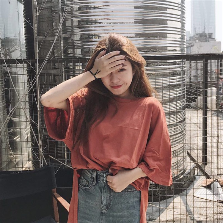 Áo thun nữ form rộng tay ngắn Emilyshop