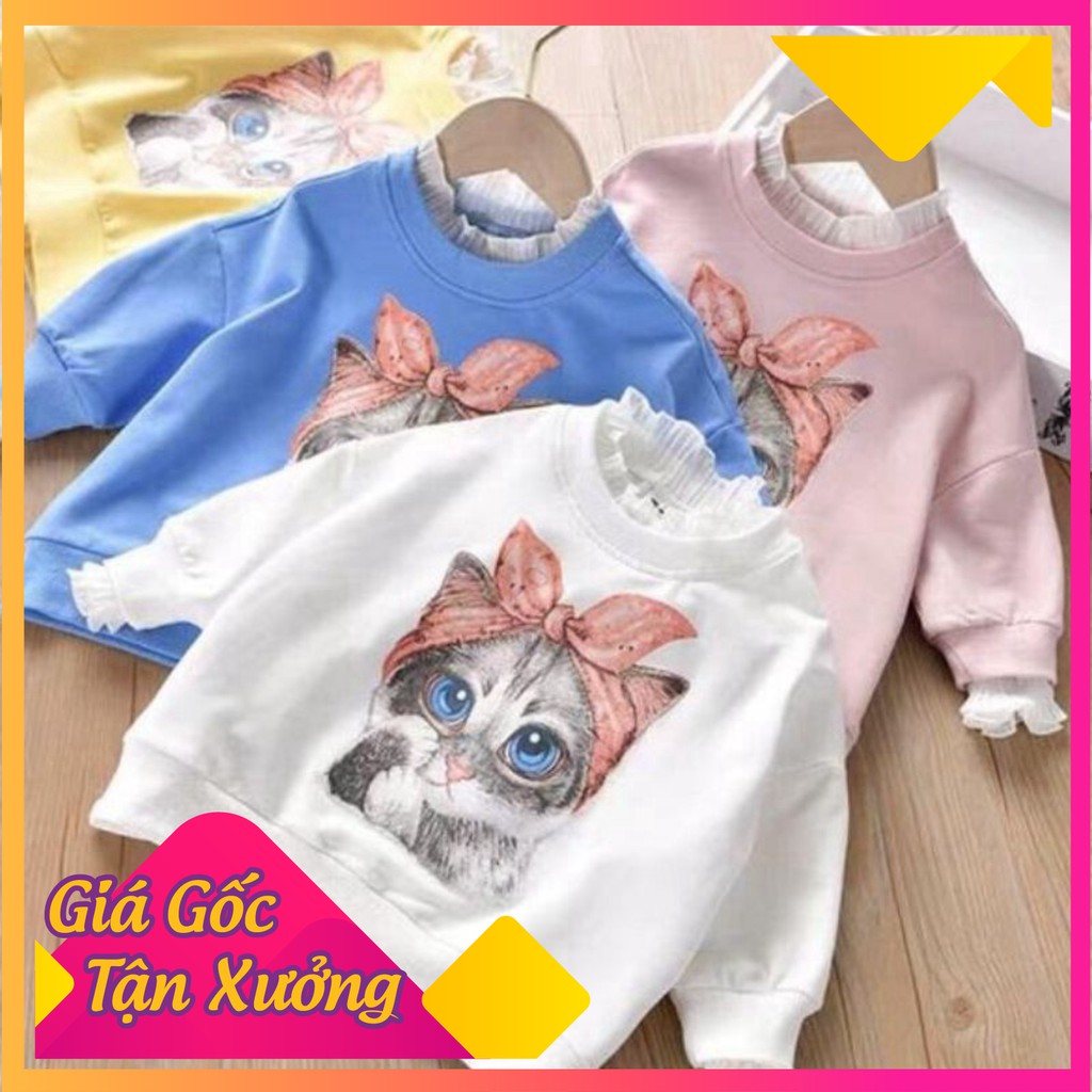 áo mèo siêu iu cho bé gái