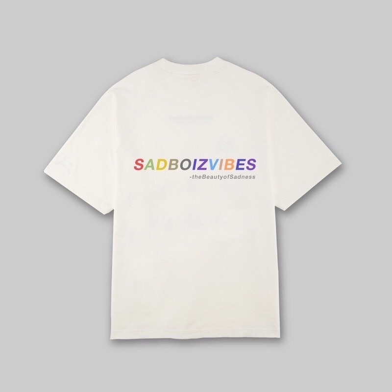 Áo thun tay lỡ Unisex Sad.boiz form rộng vải cotton co dãn, áo thun Form rộng tay lỡ nam nữ Sad.boiz - COCA Store