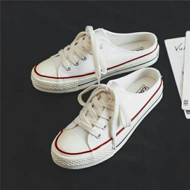 giày sục vải đạp gót nữ siêu đẹp | BigBuy360 - bigbuy360.vn