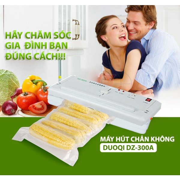 Máy Hút Chân Không Gia Đình - Máy Hút Chân Không Gia Đình Không Kén Túi DZ 300A - Bảo Hành 12 Tháng