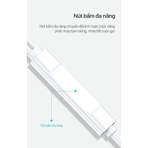 Tai Nghe Nhét Tai Có Dây RE10 Cổng Kết Nối 3.5mm - Âm Thanh HD Sắc Nét Nghe Nhạc Đàm Thoại