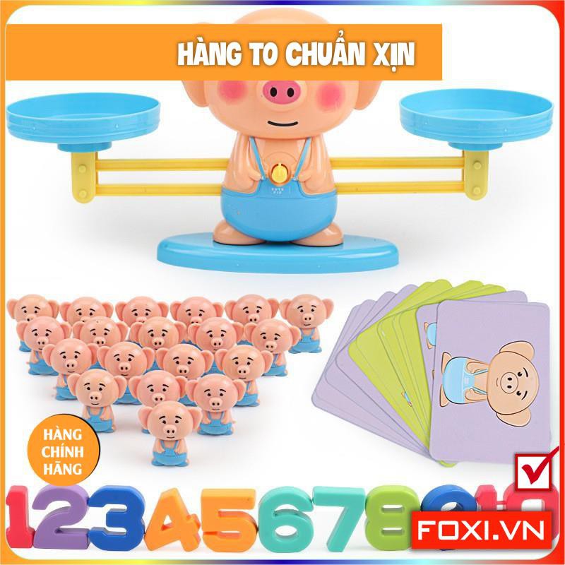 Đồ chơi toán học cân thăng bằng Montessori-Trò chơi trí tuệ-giúp bé làm toán dễ dàng-hiểu quy luật