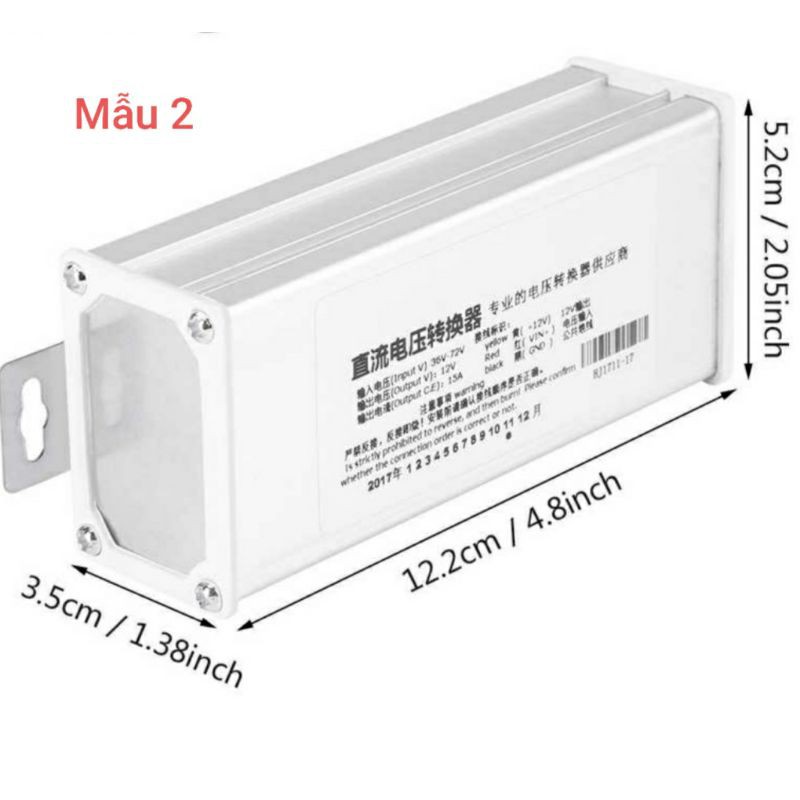 Bộ chuyển đổi nguồn từ 36V-72V sang 12V