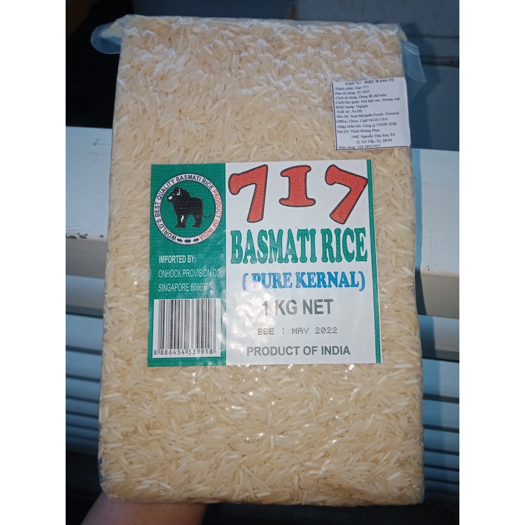 Gạo Basmati Rice 717 1kg