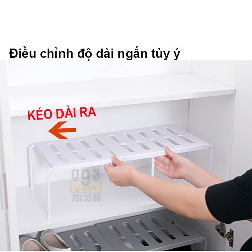 Kệ Đa Năng Chia Ngăn Tủ Không Cần Khoan Bắt Vít Đa Năng