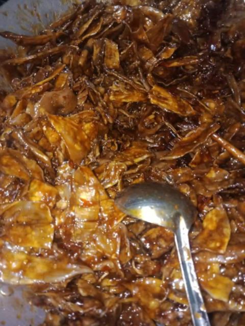 250gr Mực rim tỏi ớt nhà làm_Đặc sản bình định
