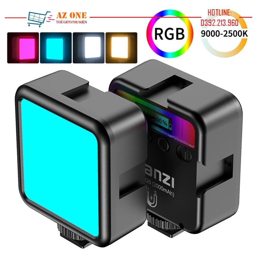 Đèn Led Studio mini Ulanzi VL49 RGB - Dãi nhiệt màu 2500 – 9000 3 Mode sáng