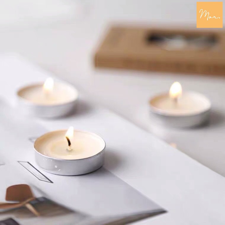 Nến tealight không mùi, không khói