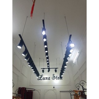 COMBO 2 ĐÈN RỌI 7W + 1 THANH RAY - ĐÈN RỌI SHOP THỜI TRANG - ĐÈN TRANG TRÍ