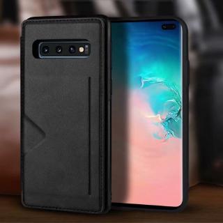 Hanman Samsung Galaxy Note 10 Plus Leather Case S10E S10 Plus Note 9 Soft TPU Coque With Button Closure Card Slot Holder