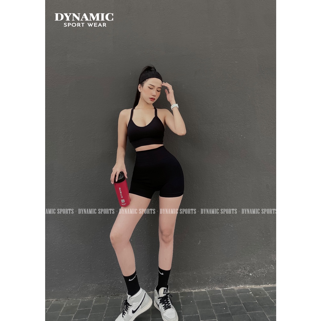 Set quần đùi và bra thể thao tập Gym,Yoga,Aerobic nữ Galaxy