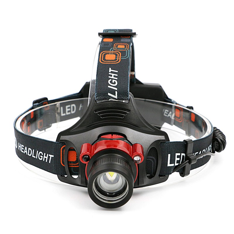 Đèn đeo trên đầu LED XM-L T6 có cảm biến hồng ngoại có thể điều chỉnh độ thu phóng đèn