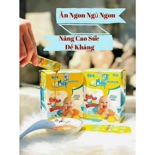 Baby shark mẫu mới siro cá mập gold X2 - hộp 30 gói siro ăn ngon - tăng cân - hết táo bón