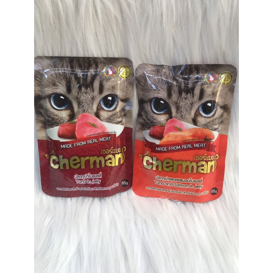 Pate cho mèo Cherman gói 85gr