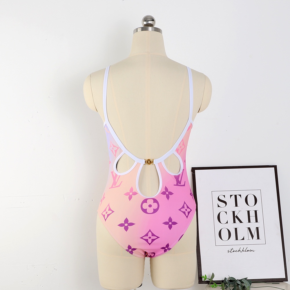 Mới Đồ Bơi Một Mảnh Phối Màu GRADIENT Phong Cách Thể Thao