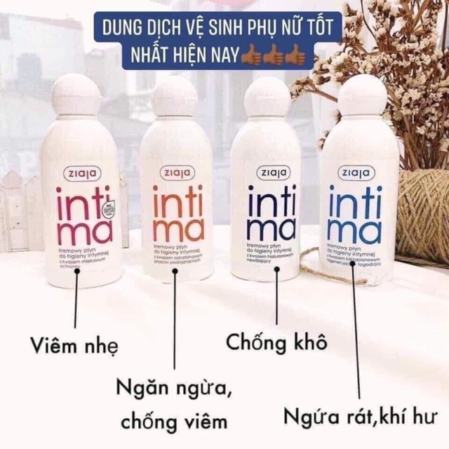 Dung Dịch Vệ Sinh ZIAJA Intima 200ml Chính Hãng