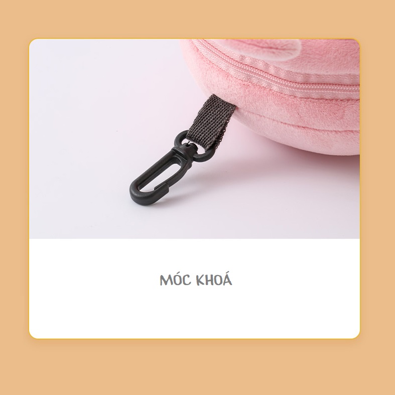 Order | Gối đa năng: Gối kê đầu & bịt mắt, gối văn phòng, gối du lịch hình gấu bông môi trề độc đáo cho