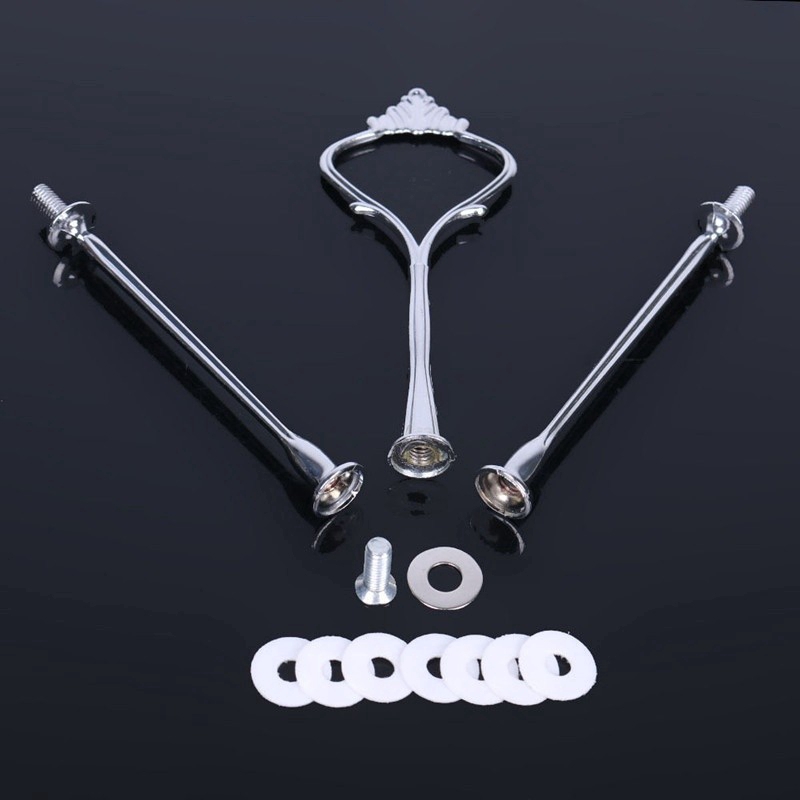 Khay đựng bánh 3 tầng có tay cầm tiện lợi