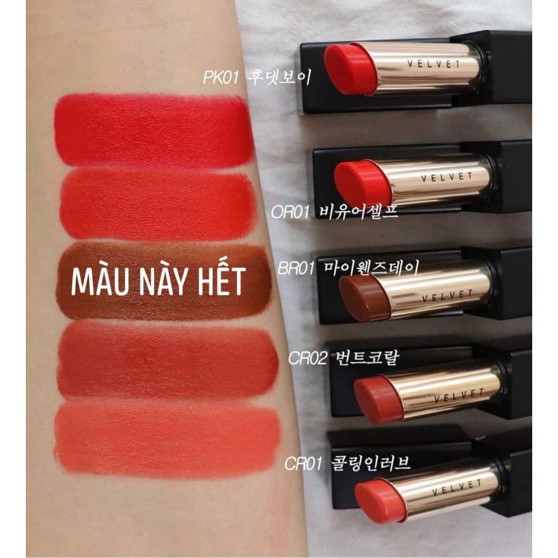 Son Thỏi Apieu True Velvet Lipstick Sale 70%