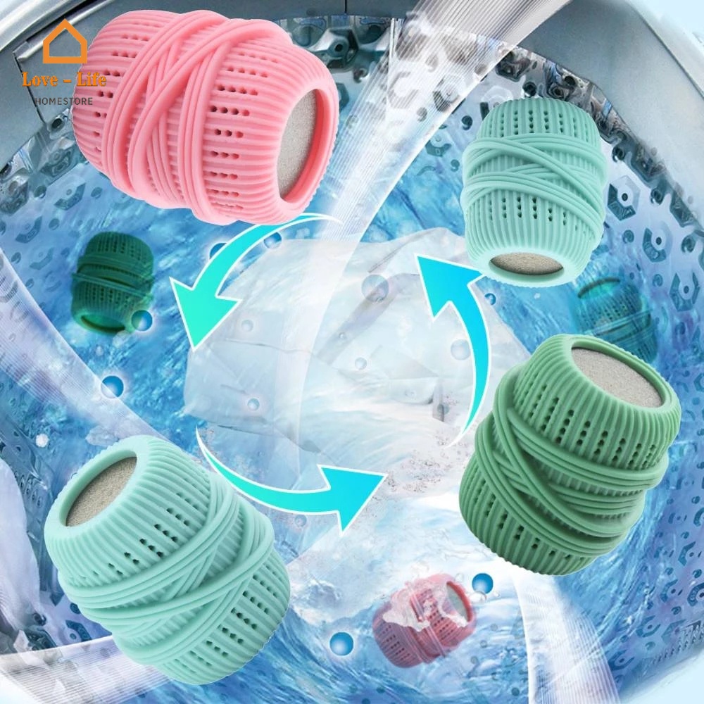 Bóng Giặt Quần Áo Chống Rối Mềm Mại Co Giãn Có Thể Tái Sử Dụng 3 Màu