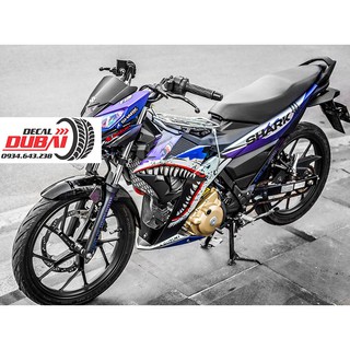 Tem trùm Satria Cá Mập Mẫu Mới