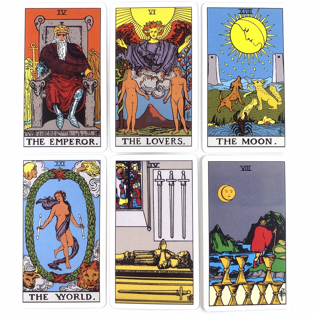 Bộ Bài Tarot Chính Hãng Kèm Sách Hướng Dẫn